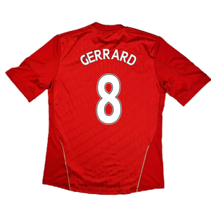 Liverpool 2010-12 Home Shirt (L) (Very Good) (GERRARD 8)_1