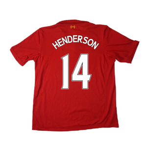 Liverpool 2012-13 Home Shirt (M) (Excellent) (Henderson 14)_1