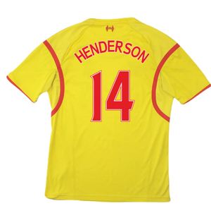 Liverpool 2014-15 Away Shirt (XXL) (Good) (HENDERSON 14)_1