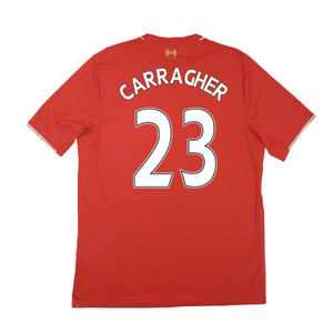 Liverpool 2015-16 Home Shirt (Excellent) (Carragher 23)_1