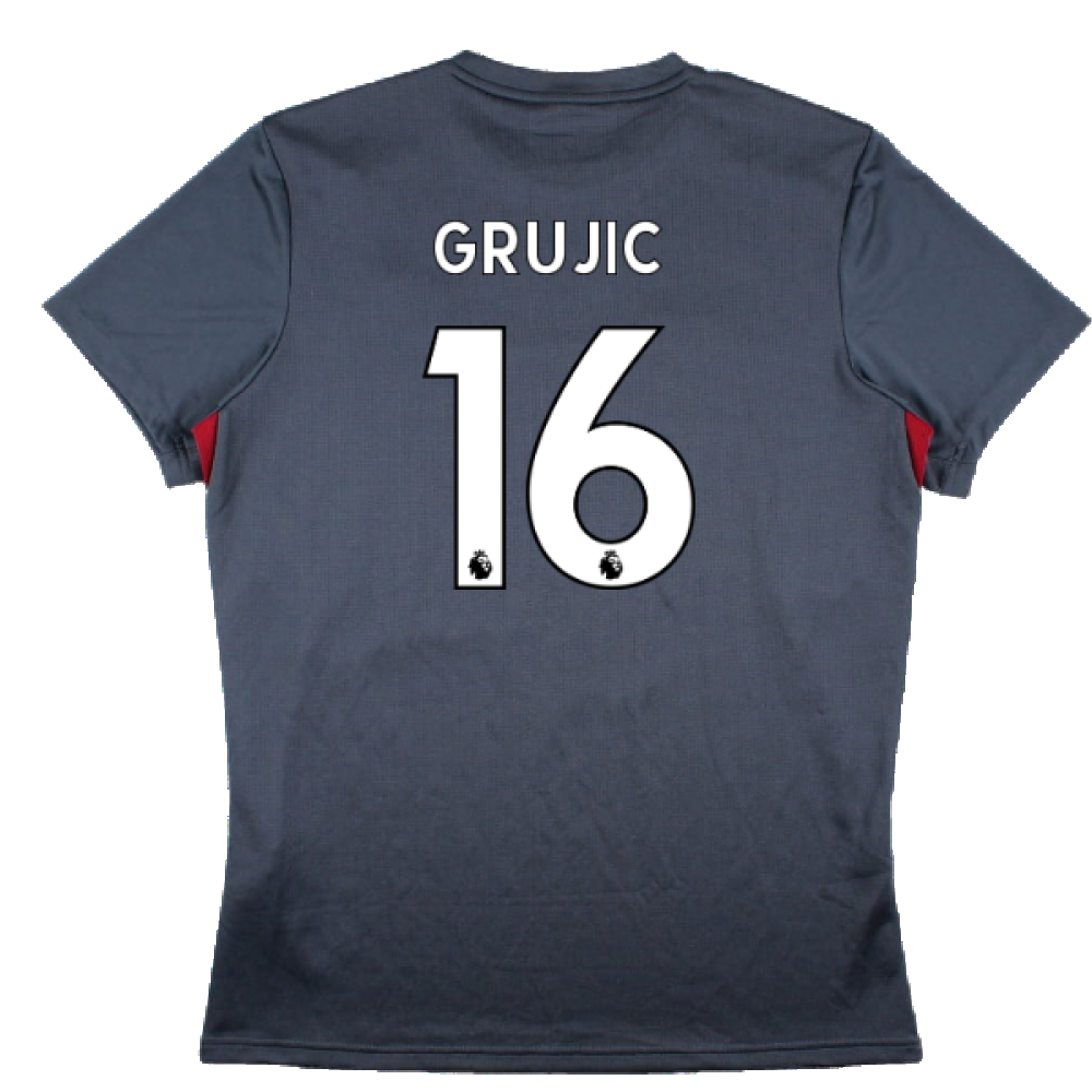 Liverpool 2017-18 New Balance Training Shirt (L) (Grujic 16) (Excellent)_1