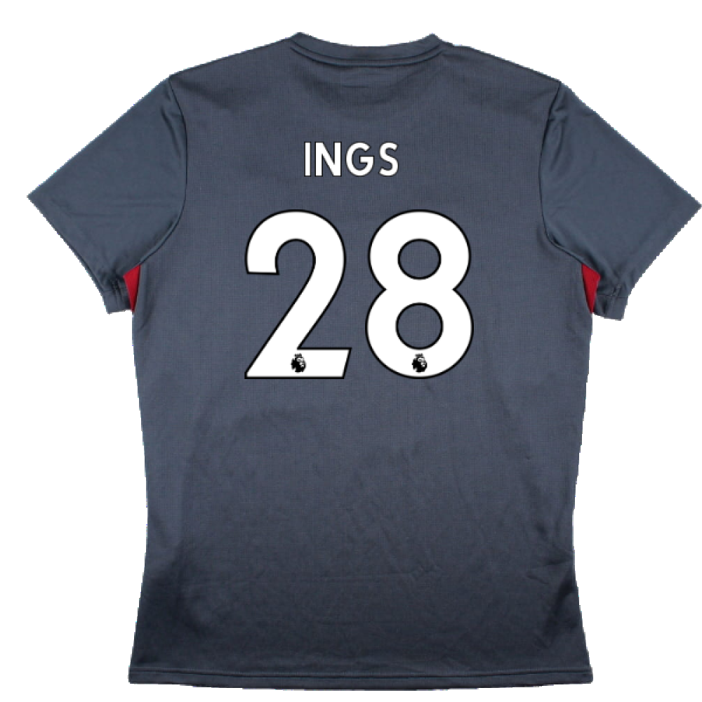 Liverpool 2017-18 New Balance Training Shirt (L) (Ings 28) (Excellent)_1