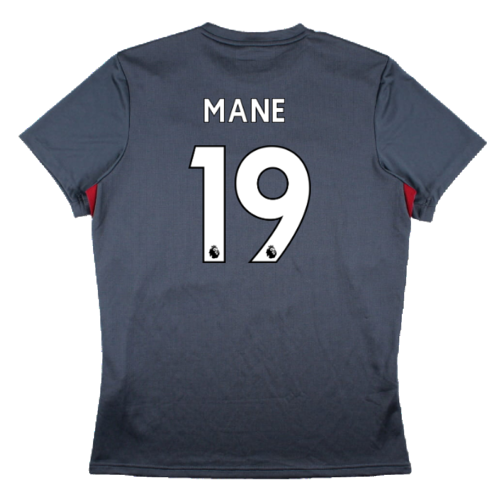 Liverpool 2017-18 New Balance Training Shirt (L) (Mane 19) (Excellent)_1