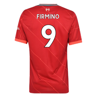 Liverpool 2021-22 Home Shirt (L)  (FIRMINO 9) (Excellent)_1