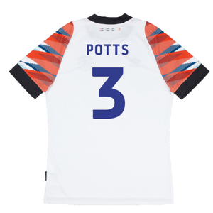 Luton Town 2022-23 Away Shirt (Sponsorless) (XL) (Very Good) (Potts 3)_1