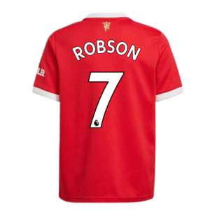 Man Utd 2021-2022 Home Shirt (Kids) (ROBSON 7)_2