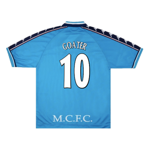 Manchester City 1997-99 Home Shirt (M) (Excellent) (Goater 10)_1