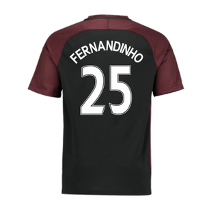 Manchester City 2016-17 Away Shirt (XXL) (Excellent) (Fernandinho 25)_1