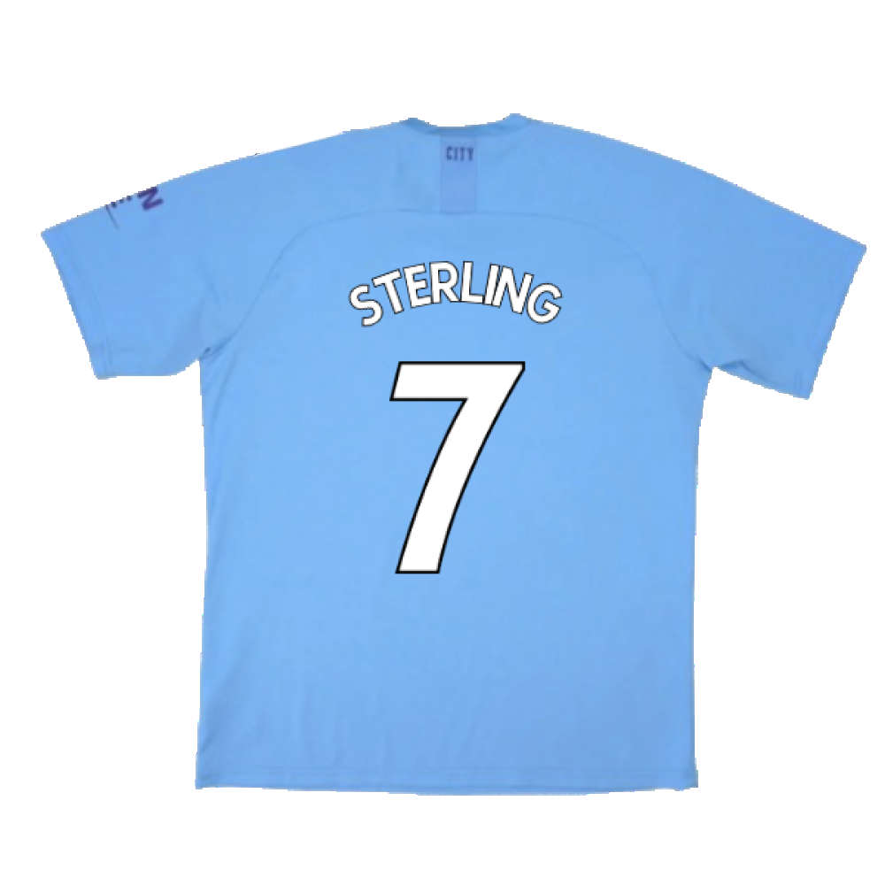 Manchester City 2019-20 Home Shirt (Excellent) (Sterling 7)_1