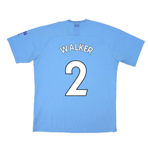 Manchester City 2019-20 Home Shirt (Excellent) (Walker 2)_1