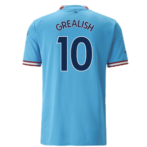 Manchester City 2022-23 Home Shirt (M) (Excellent) (Grealish 10)_1