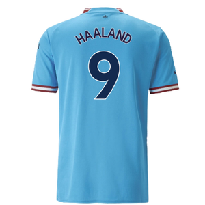 Manchester City 2022-23 Home Shirt (M) (Excellent) (Haaland 9)_1