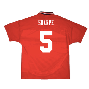 Manchester United 1994-96 Home Shirt (L) (Excellent) (Sharpe 5)_1