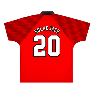 Manchester United 1996-98 Home (M) (Excellent) (Solskjaer 20)_1