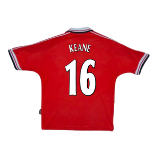 Manchester United 1998-00 Home Shirt (Y) (Excellent) (Keane 16)_1