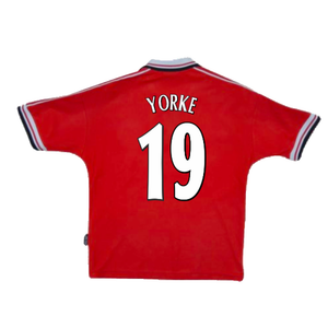 Manchester United 1998-2000 Home (M) (Very Good) (Yorke 19)_1