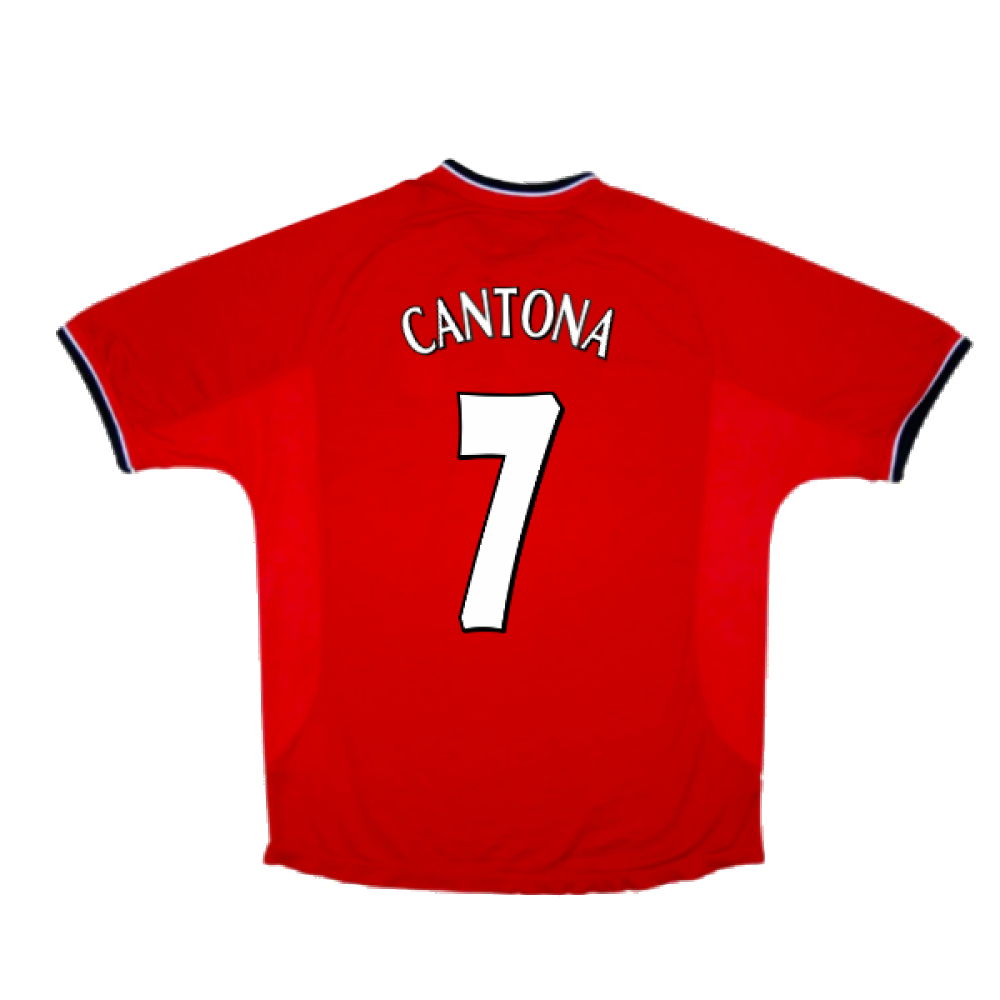 Manchester United 2000-02 Home Shirt (XL) (Excellent) (Cantona 7)_1