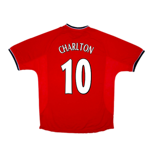 Manchester United 2000-02 Home Shirt (L) (Excellent) (Charlton 10)_1