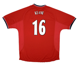 Manchester United 2000-02 Home Shirt ((Very Good) XL) (KEANE 16)_2