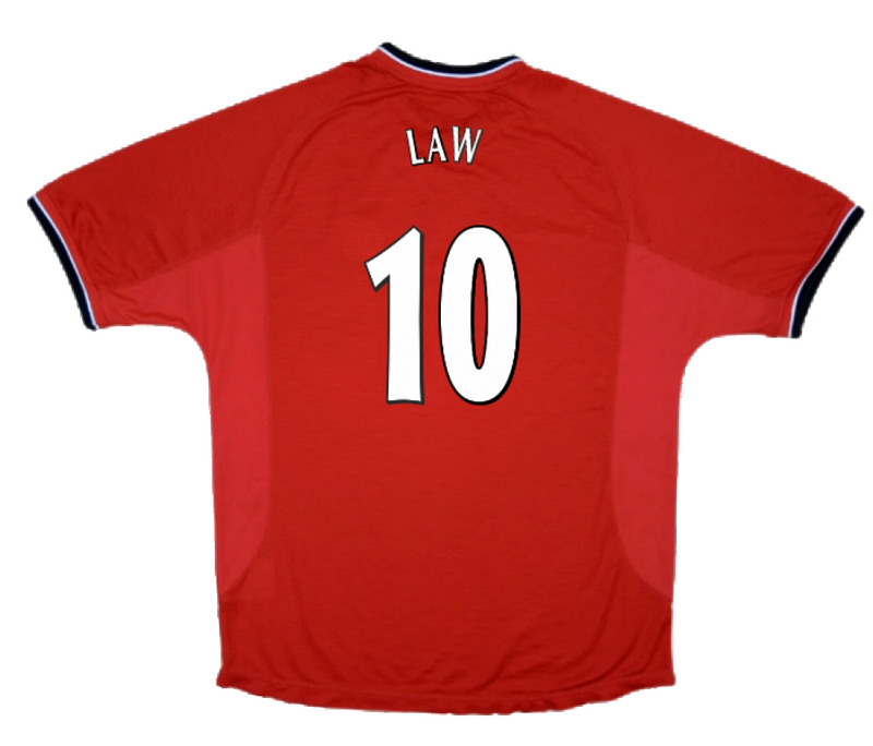 Manchester United 2000-02 Home Shirt ((Very Good) XL) (LAW 10)_2