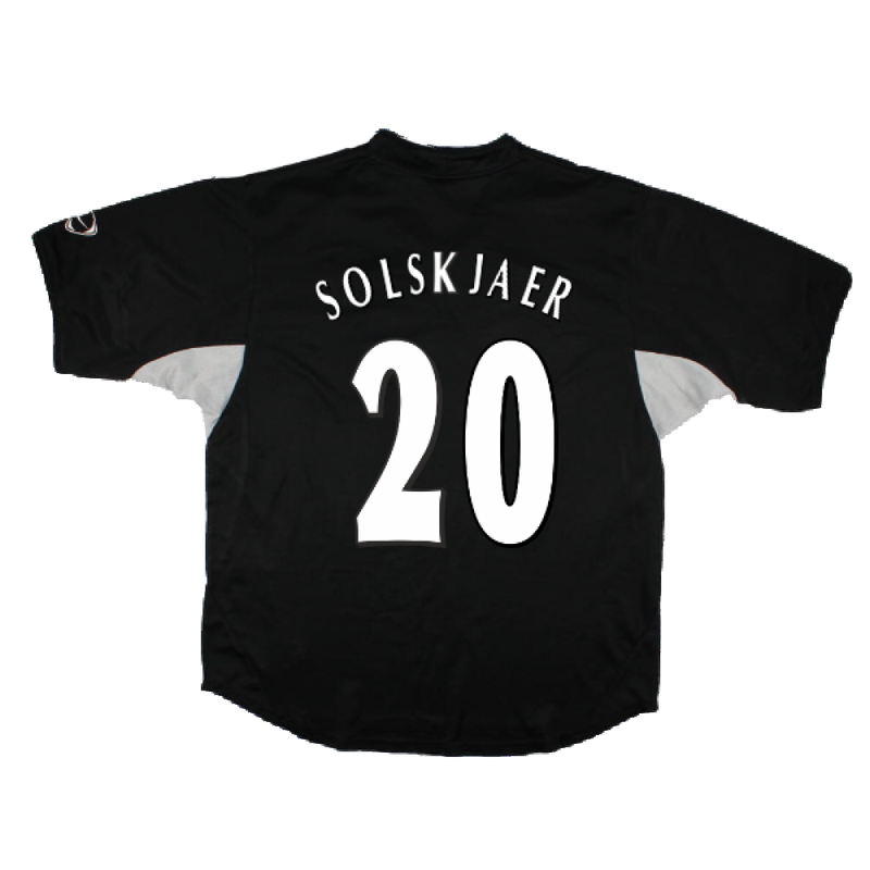 Manchester United 2002-03 Nike Training Shirt (L) (Solskjaer 20) (Good)_1