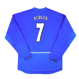 Manchester United 2002-03 Long Sleeve Third Shirt (Excellent) (Robson 7)_1