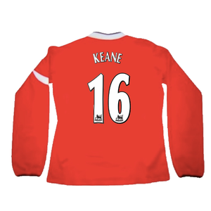 Manchester United 2004-06 Home L/S Shirt (XL) (Very Good) (KEANE 16)_1