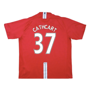 Manchester United 2007-09 Home Shirt (Excellent) (Cathcart 37)_1