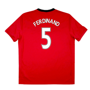 Manchester United 2009-10 Home Shirt (Very Good) (FERDINAND 5)_1