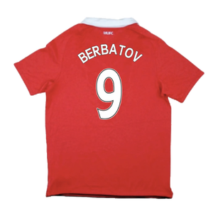 Manchester United 2010-11 Home Shirt (S) (Very Good) (Berbatov 9)_1