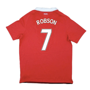 Manchester United 2010-11 Home Shirt (Very Good) (Robson 7)_1