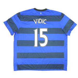 Manchester United 2011-12 Away Shirt (S) (Excellent) (Vidic 15)_1