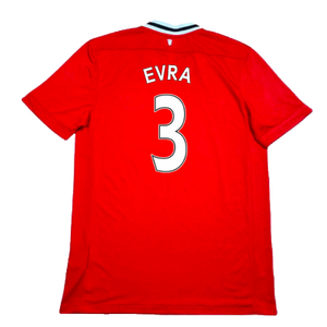 Manchester United 2011-12 Home Shirt (XL) (Excellent) (Evra 3)_1