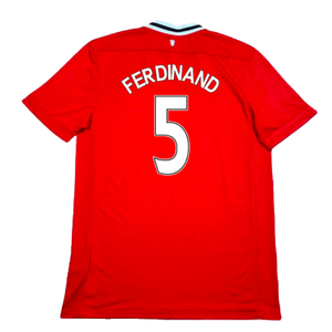 Manchester United 2011-12 Home Shirt (Very Good) (Ferdinand 5)_1