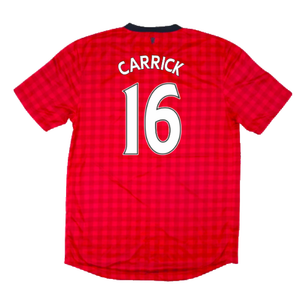 Manchester United 2012-13 Home Shirt (S) (Good) (Carrick 16)_1