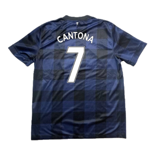 Manchester United 2013-14 Away Shirt (S) (Excellent) (Cantona 7)_1