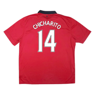 Manchester United 2013-14 Home (XL) (Excellent) (Chicharito 14)_1