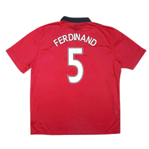 Manchester United 2013-14 Home (Excellent) (Ferdinand 5)_1