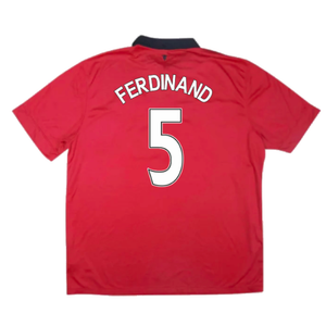 Manchester United 2013-14 Home Shirt (M) (Very Good) (Ferdinand 5)_1