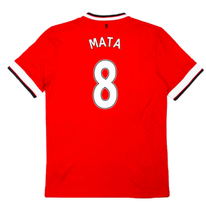 Manchester United 2014-15 Home (XL) (Excellent) (Mata 8)_1