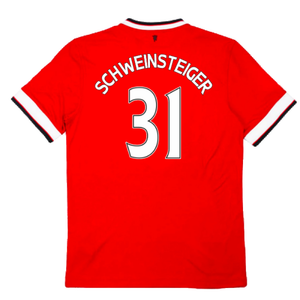 Manchester United 2014-15 Home (XL) (Excellent) (Schweinsteiger 31)_1