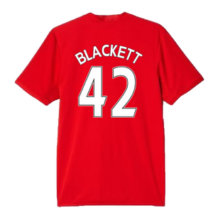 Manchester United 2015-16 Home Shirt (S) (Blackett 42) (Good)_1