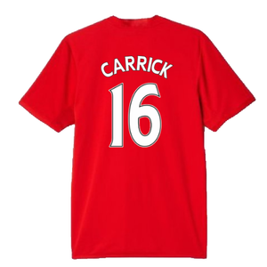 Manchester United 2015-16 Home Shirt (L) (Excellent) (Carrick 16)_1