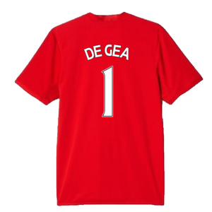 Manchester United 2015-16 Home Shirt (S) (De Gea 1) (Good)_1