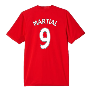 Manchester United 2015-16 Home Shirt (S) (Martial 9) (Good)_1