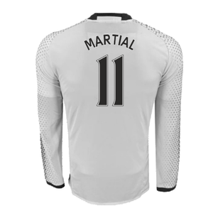 Manchester United 2016-17 Long Sleeve Third Shirt (9-10y) Rashford #19 (Mint) (Martial 11)_1