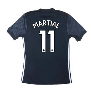 Manchester United 2017-18 Away Shirt (M) (Martial 11) (Very Good)_1