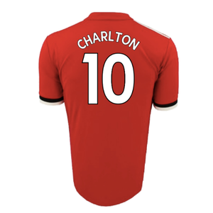 Manchester United 2017-18 Home Shirt (XLB) (Very Good) (Charlton 10)_1