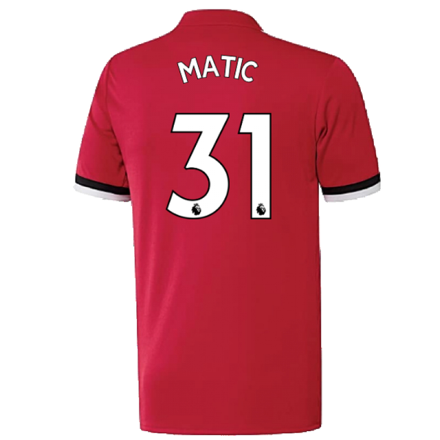 Manchester United 2017-18 Home Shirt ((Excellent) L) (Matic 31)_2