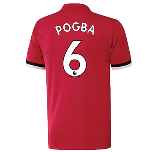 Manchester United 2017-18 Home Shirt ((Excellent) L) (Pogba 6)_2